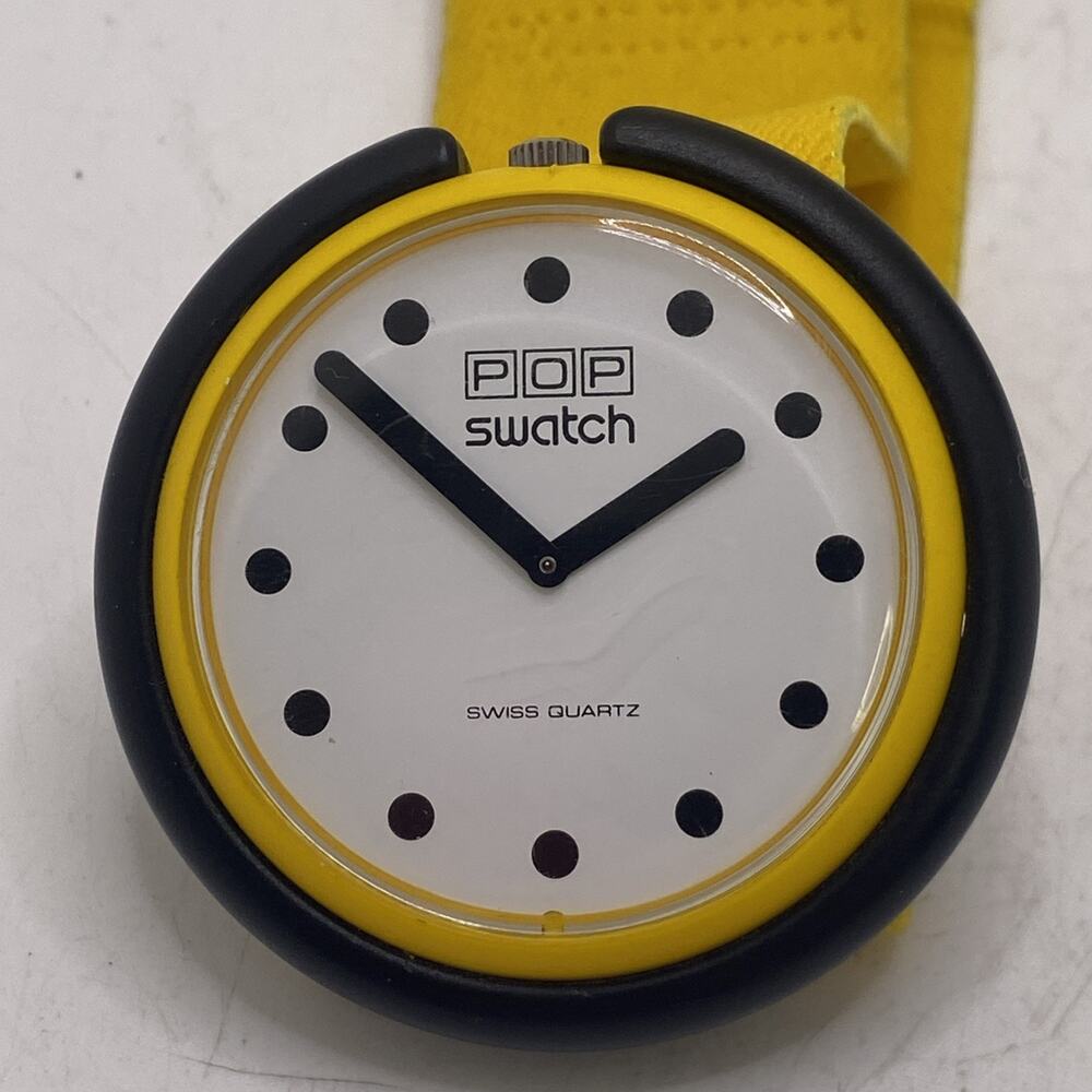 Swatch Pop Swatch Rare 1987 Burning Sun Watch Works New Battery